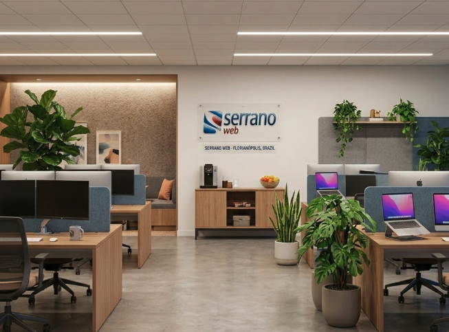 Escritório moderno Serrano Web